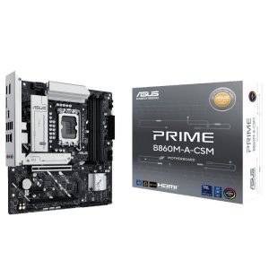 Материнская плата ASUS PRIME B860M-A-CSM LGA1851 mATX 4xDDR5 2xPCIEx16 PCIEx1 2xM.2 USB-C 2xDP HDMI 2.5GLAN