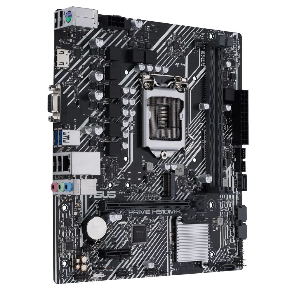 Материнская плата ASUS PRIME H510M-K R2.0 LGA1200 mATX 2xDDR4 PCIEx16 PCIEx1 M.2 HDMI VGA GLAN — изображение 4