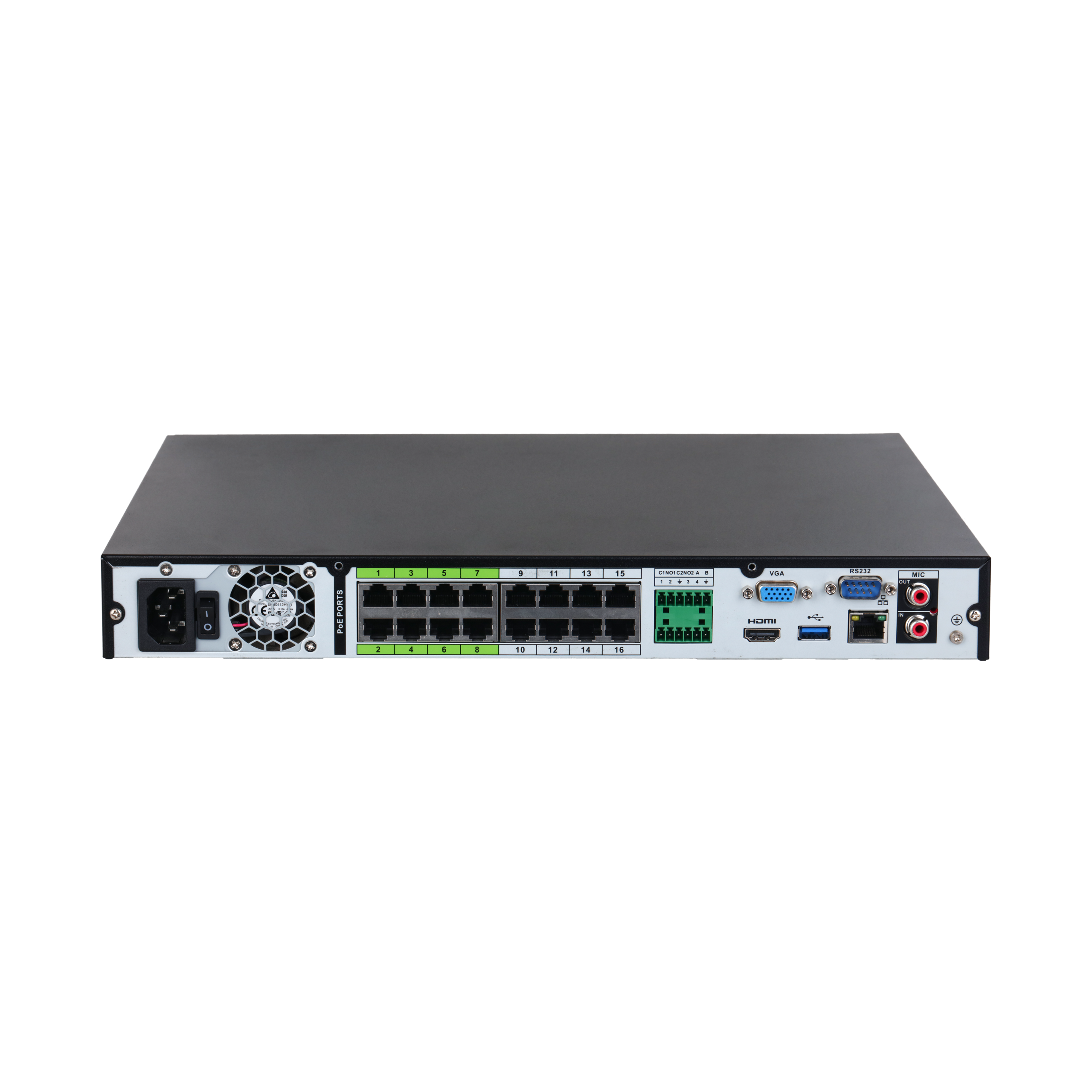 Видеорегистратор 16-ти канальный IP DAHUA с PoE