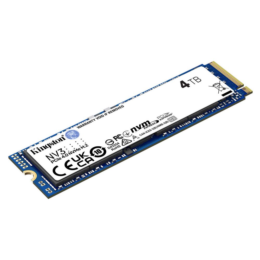 Твердотельный накопитель SSD Kingston PCIe 4.0 x4 4TB SNV3S/4000G NV3 M.2 2280 — изображение 3