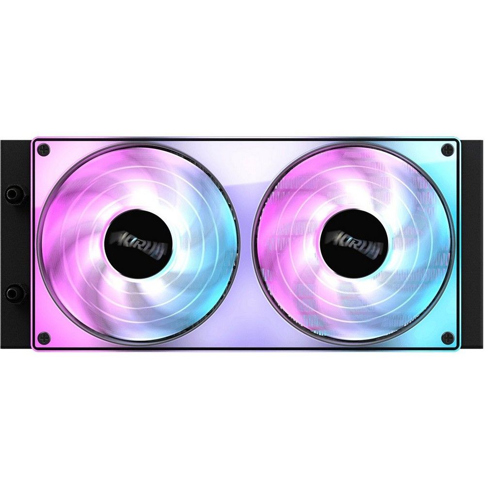 Жидкостная система охлаждения Gigabyte AORUS ELITE 240 2 x 120mm ARGB Fan, RTL — изображение 2