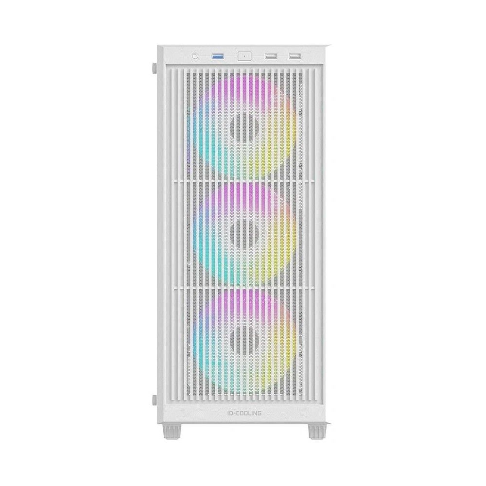 Корпус Case ID-Cooling WARE 300 ARGB White mATX/win TG/ 4 fans/ Type C/ CPU 160mm/ GPU 320mm/ no PSU — изображение 2