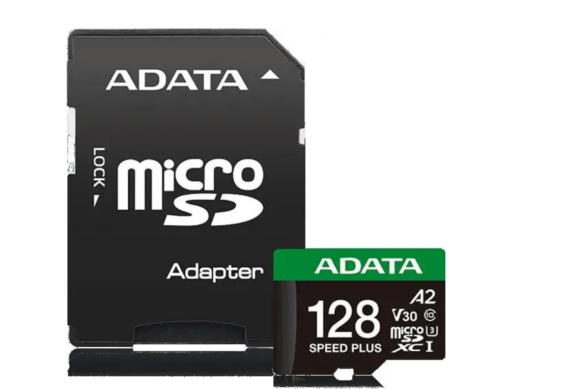 Карта памяти MICRO SDXC 128GB CLASS10 W/AD UD128GUI3V30A2SP-RA1 ADATA — изображение 2