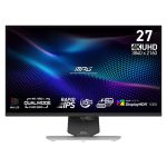 Монитор 27" MSI MPG 274URDFW E16M  Rapid IPS, 3840x2160/1920x1080, 160Hz/320Hz, 0,5ms, 400сd/m, 1000:1, HDR10 | 2xHDMI(2.1), DP(1.4a), Type-C(PD-98W) | HAS, Pivot, Swivel, ExPSU, Vesa 100, White