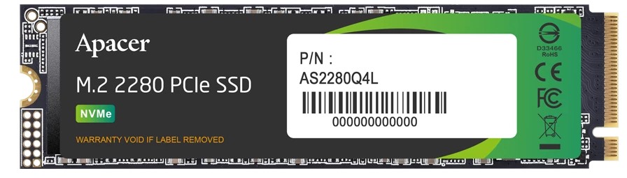 Накопитель SSD M.2 512GB AP512GAS2280Q4L-1 APACER — изображение 3