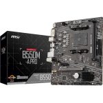 Материнская плата MSI B550M-A PRO B550, AM4, 2*DDR4, 1*PCIEx16, 1*PCIEx1, 1*M.2, 6*USB3.2Gen1, 6*USB2.0, 4*SATA3.0, 1G, DVI, HDMI, M-ATX, RTL