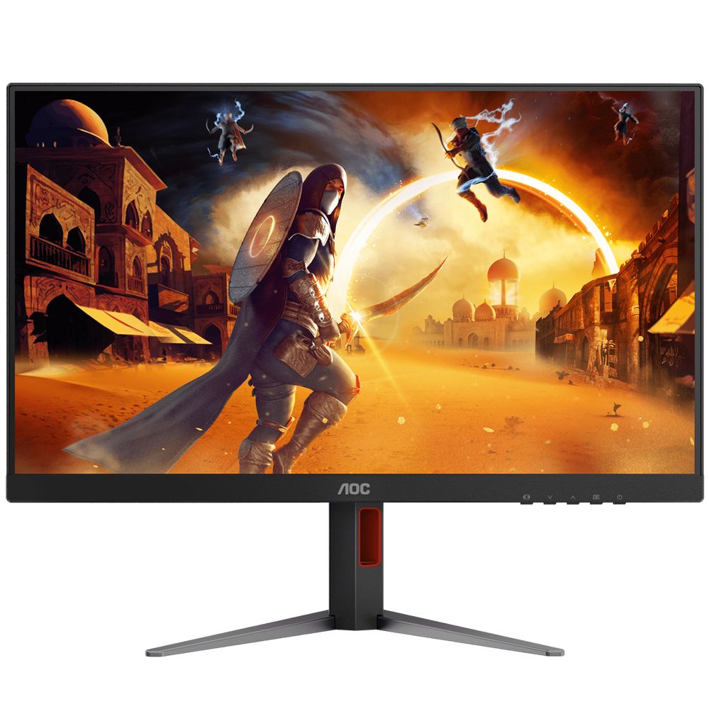 Монитор 27" AOC Q27G4Z Black (2560x1440, IPS, 260Hz, 350cd, 0.3ms, HDMI-2.0, DP-1,4, Speakers, FreeSync, Flicker Free, Pivot, VESA, 3Y) — изображение 2