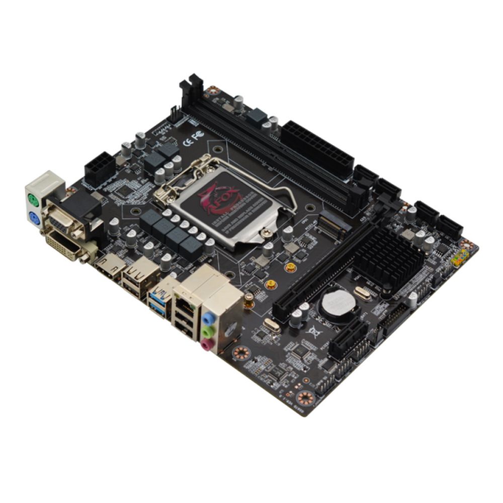 Материнская плата Afox Bad Pack IH510-MA2-V2 LGA1200 mATX 2xDDR4 PCIEx16 PCIEx1 M.2 HDMI DVI VGA bp — изображение 3
