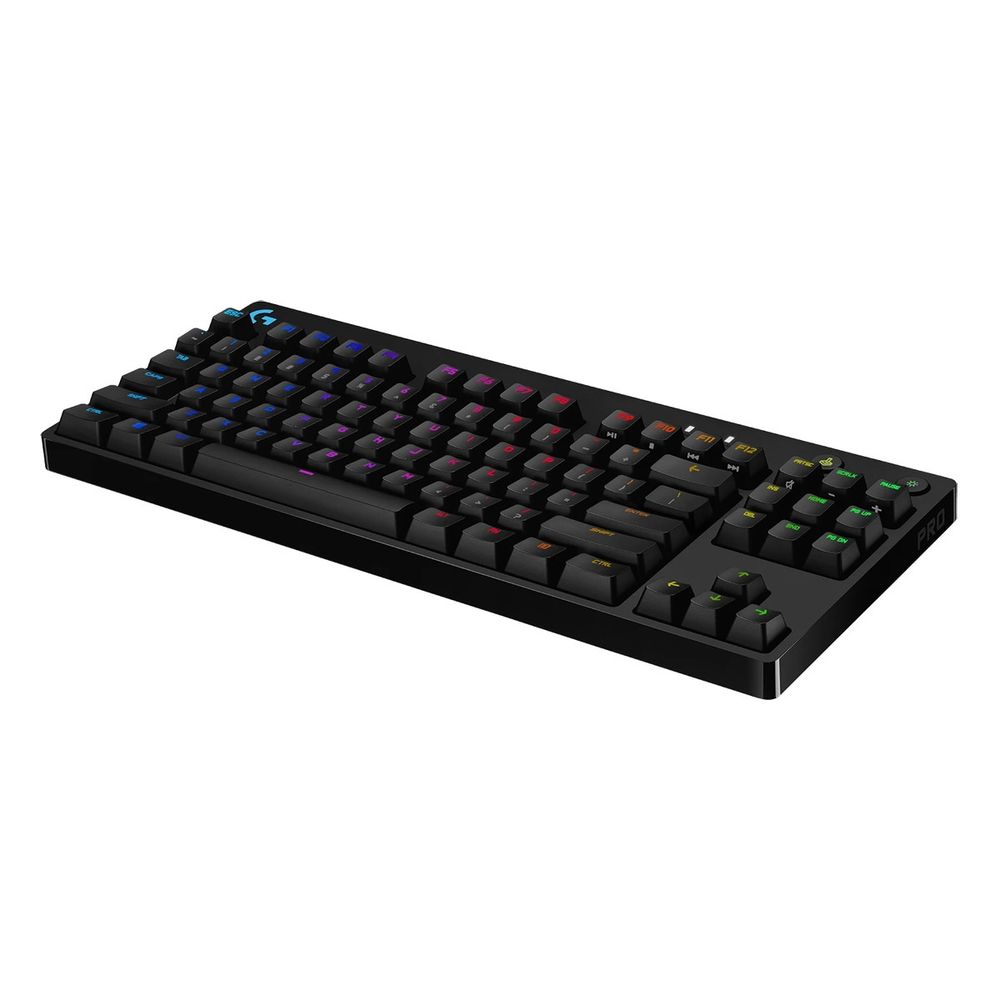 Клавиатура игровая Logitech G PRO TKL Black |920-009393| 89 клавиш (2 дополнительных), без цифрового блока, RGB-подсветка, съемный кабель 1,8м — изображение 3
