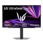 Монитор 26.5" LG 27GX704A-B   OLED, 2560x1440, 240Hz, 0,03ms, 800сd/m, 1.5M:1, HDR10 | 2xHDMI(2.1), DP(1.4), 2xUSB3.0 | HAS, Pivot, Swivel, ExPSU, Vesa 100, Black