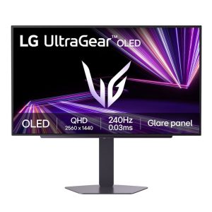 Монитор 26.5" LG 27GX704A-B   OLED, 2560x1440, 240Hz, 0,03ms, 800сd/m, 1.5M:1, HDR10 | 2xHDMI(2.1), DP(1.4), 2xUSB3.0 | HAS, Pivot, Swivel, ExPSU, Vesa 100, Black