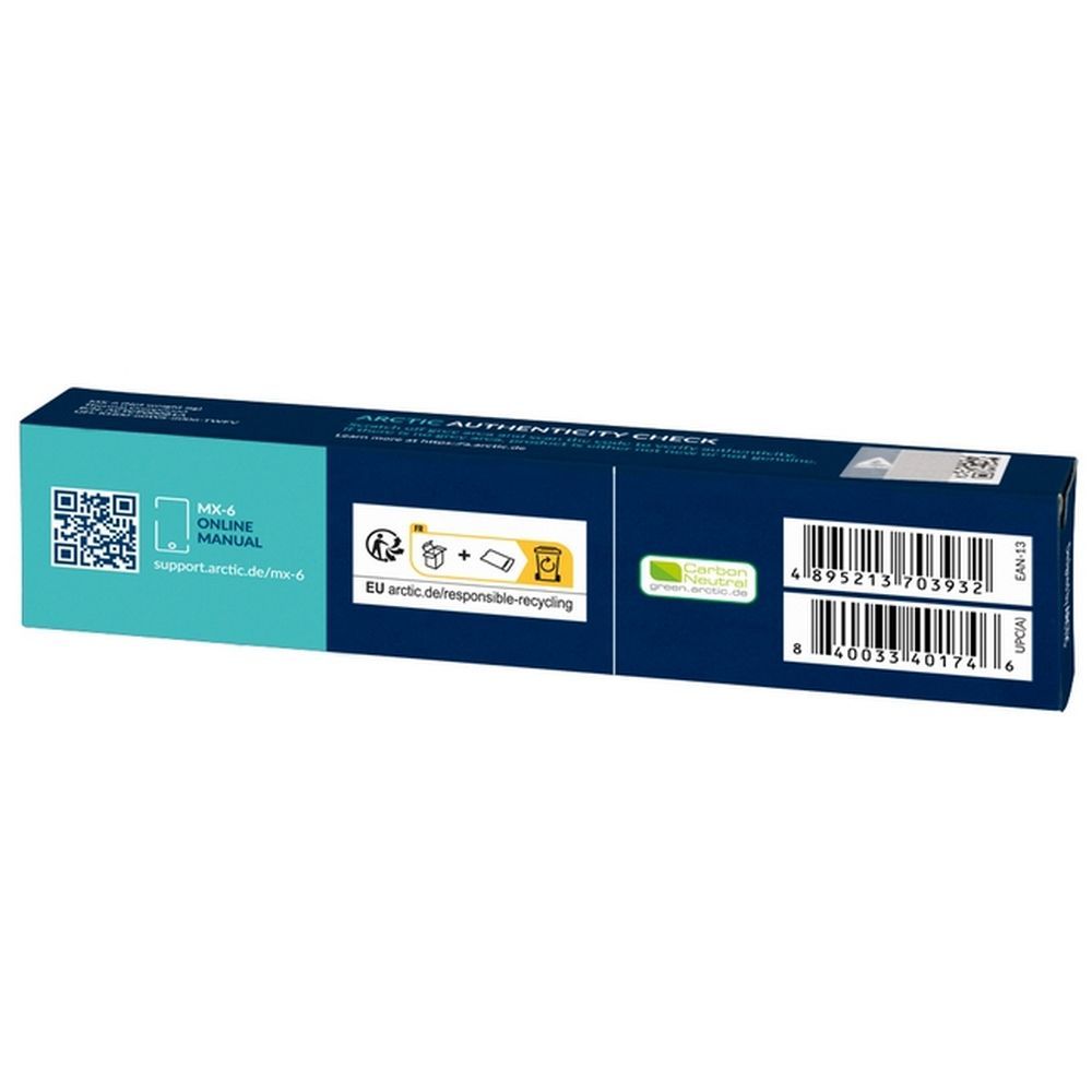 Термопаста Arctic Cooling MX-6 Thermal Compound 8-gramm (ACTCP00081A) — изображение 4