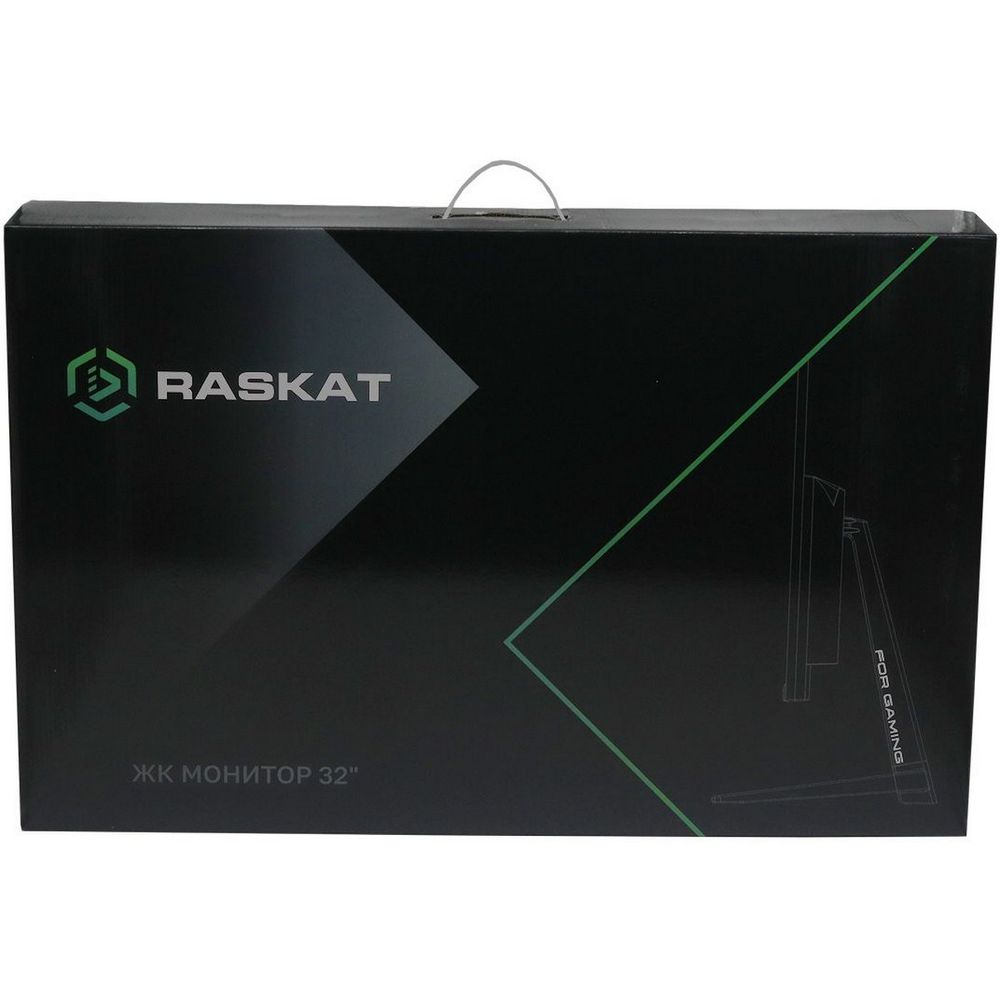 Монитор 31,5" Raskat I32Q16D 32" (IPS, 2560x1440, HDMI+DP, 5ms, 178°/178°, 1000:1, 165Hz, Black) — изображение 8