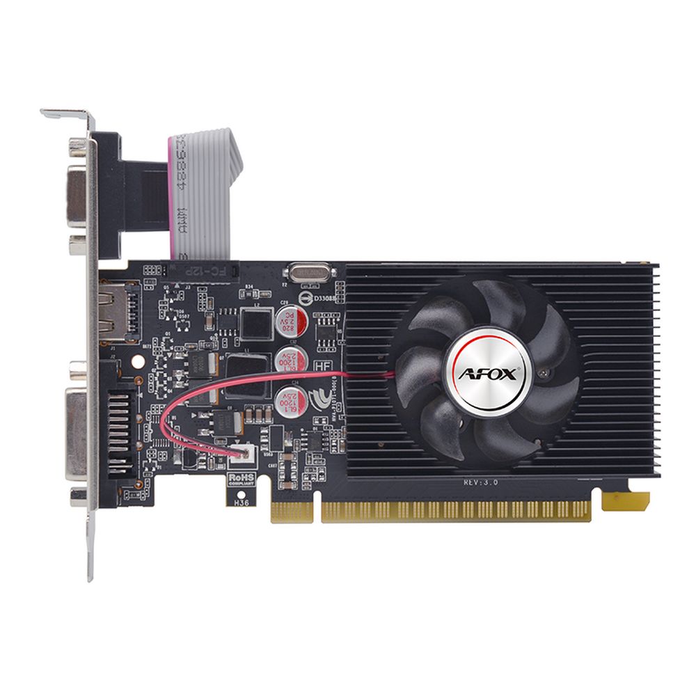 Видеокарта Afox GT420 1GB GDDR3 128bit VGA DVI HDMI 1FAN LP RTL — изображение 2