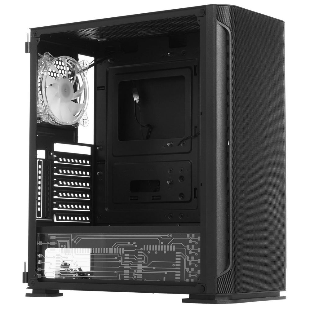 Корпус SOEYI «AX1-B10 SOEYI ATX case with black coating front panel with flat small mesh, without» — изображение 10
