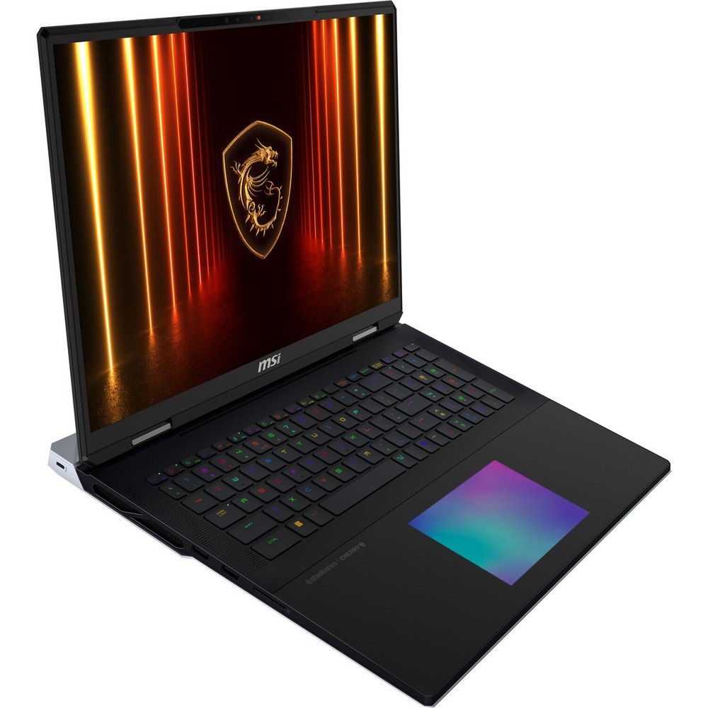 Ноутбук MSI Titan 18 HX AI A2XWJG-206RU Intel Core Ultra 9 285HX/64Gb (2*32 D5)/SSD4Tb/RTX5090 24Gb (175W)/18"/IPS/MiniLED/WQUXGA/3840x2400/120Hz/Win11/RJ-45/Black/3.6kg — изображение 2