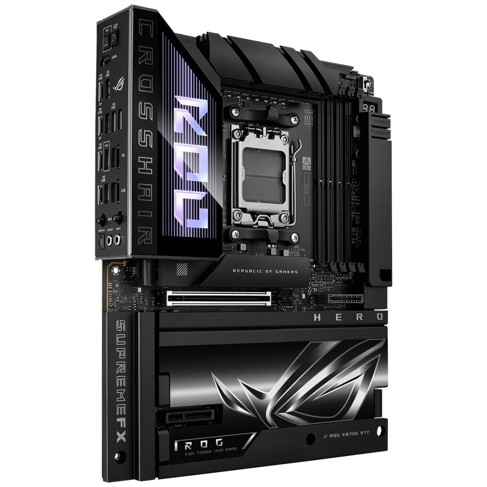 Материнская плата ASUS ROG CROSSHAIR X870E HERO BTF AM5 ATX 4xDDR5 PCIEx16 PCIEx4 5xM.2 4xUSB-C HDMI 5GLAN 2.5GLAN Wi-Fi 7 — изображение 5