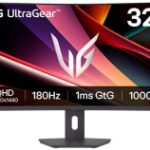 Монитор LG 31,5" 32G600A-B, 16:9, VA, QHD, 1ms, 300cd, 180Hz, HDMI, DP, HAS