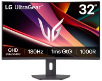 Монитор LG 31,5" 32G600A-B, 16:9, VA, QHD, 1ms, 300cd, 180Hz, HDMI, DP, HAS