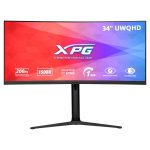 Монитор 34" XPG RIFT R34WXC  Black (VA (Curved), 3440x1440, 21:9, 8bits, 200Hz, 350cd/m, 1ms, 4000:1, 2хHDMI2.0, 2хDP1.4, HAS, Vesa 75х75 )