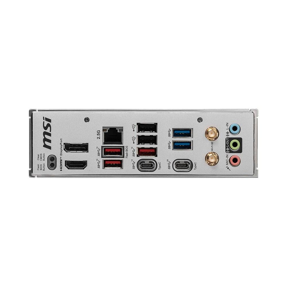 Материнская плата MSI B650M PROJECT ZERO B650, AM5, 4*DDR5, 1*PCIEx16, 1*PCIEx1, 2*M.2, 3*TypeC, 3*USB3.2Gen2, 4*USB3.2Gen1, 6*USB2.0, 4*SATA3.0, 2.5G, DP, HDMI, M-ATX, RTL — изображение 7