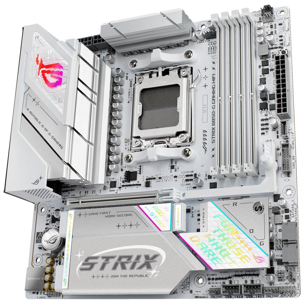Материнская плата ASUS ROG STRIX B850-G GAMING WIFI AM5 micro-ATX 4xDDR5 PCIEx16 4xM.2 2xUSB-C DP HDMI 2.5GLAN Wi-Fi 7 — изображение 5