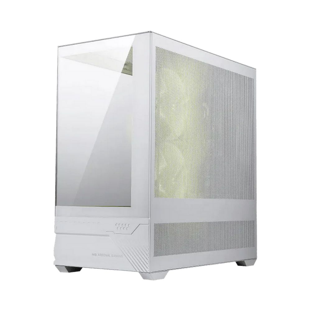 Корпус для ПК MSI MAG PANO M110R WHITE , Micro-ATX, 1xUSB 3.2 Gen 1, 1xUSB 3.2 Gen2x2 Type-C, 2x140mm, ARGB Reverse Blade Fan, 1x120mm ARGB Fan, ARGB+PWM Control Board, TG — изображение 3