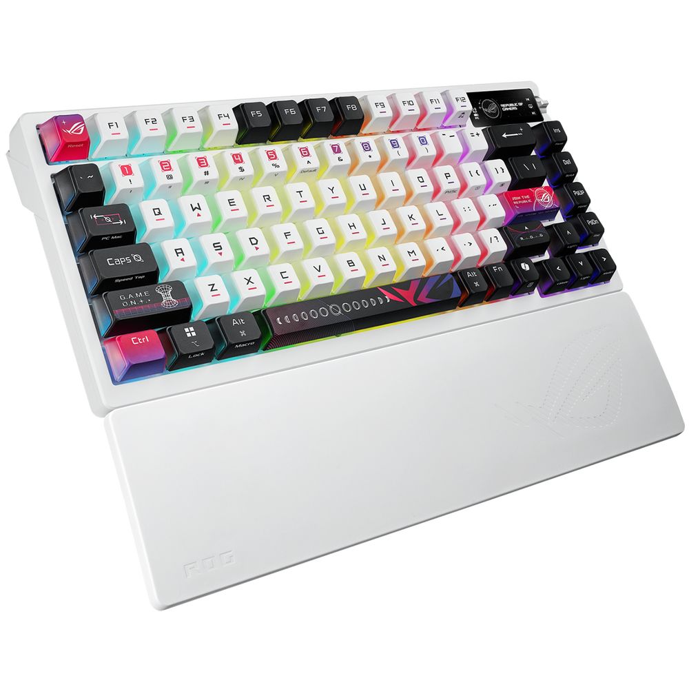 Клавиатура ASUS M704 ROG AZOTH X ROG NX Snow PBT 75% USB 2.4GHz BT — изображение 5