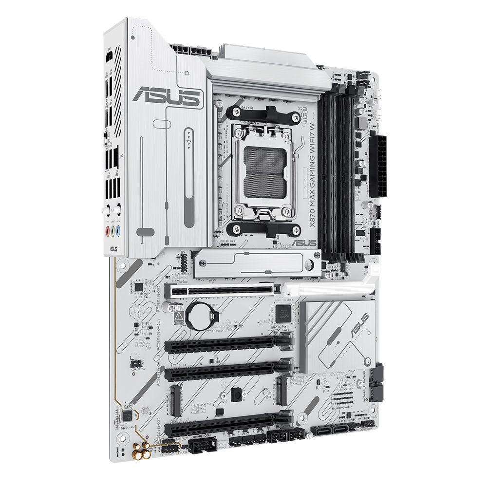 Материнская плата ASUS X870 MAX GAMING WIFI7 W AM5 ATX 4xDDR5 4хPCIEx16 PCIEx1 3xM.2 2 2xUSB-C HDMI 2.5GLAN WIFI 7 — изображение 4