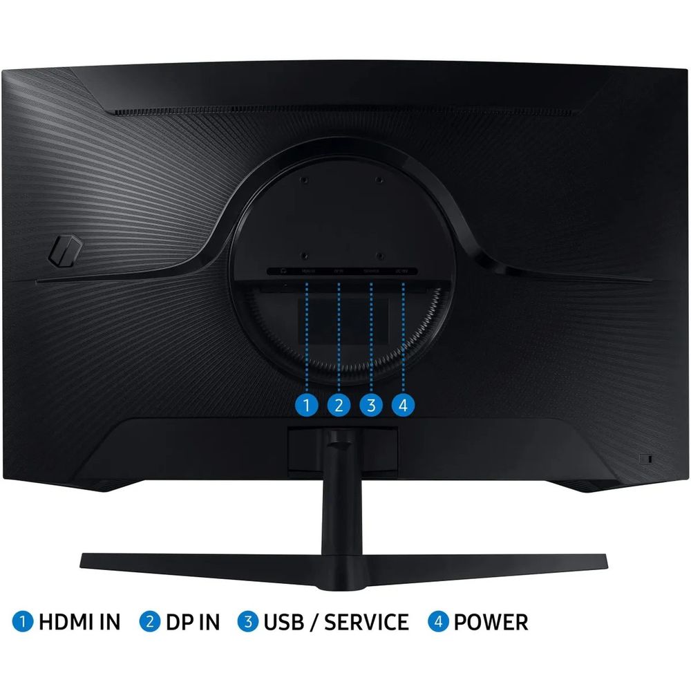 Монитор 27" SAMSUNG S27CG550EI Odyssey G5 G55C QHD Curved VA, 2560x1440, 165Hz, 1ms, 300сd/m, 2500:1, HDR10 | HDMI(2.0), DP(1.2) | ExPSU, Vesa 75, Black — изображение 16