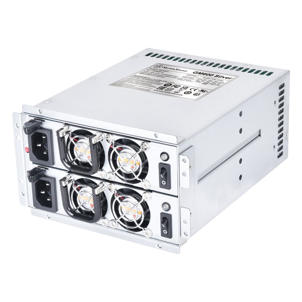 Блок питания ПК Silverstone Bad Pack G540GM600S00210 Cybenetics Silver 600W mini redundant power supply Cybenetics Silver 600W mini redundant power supply bp — изображение 3