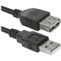 Кабель USB2 AM-AF 1.8M 87456 DEFENDER