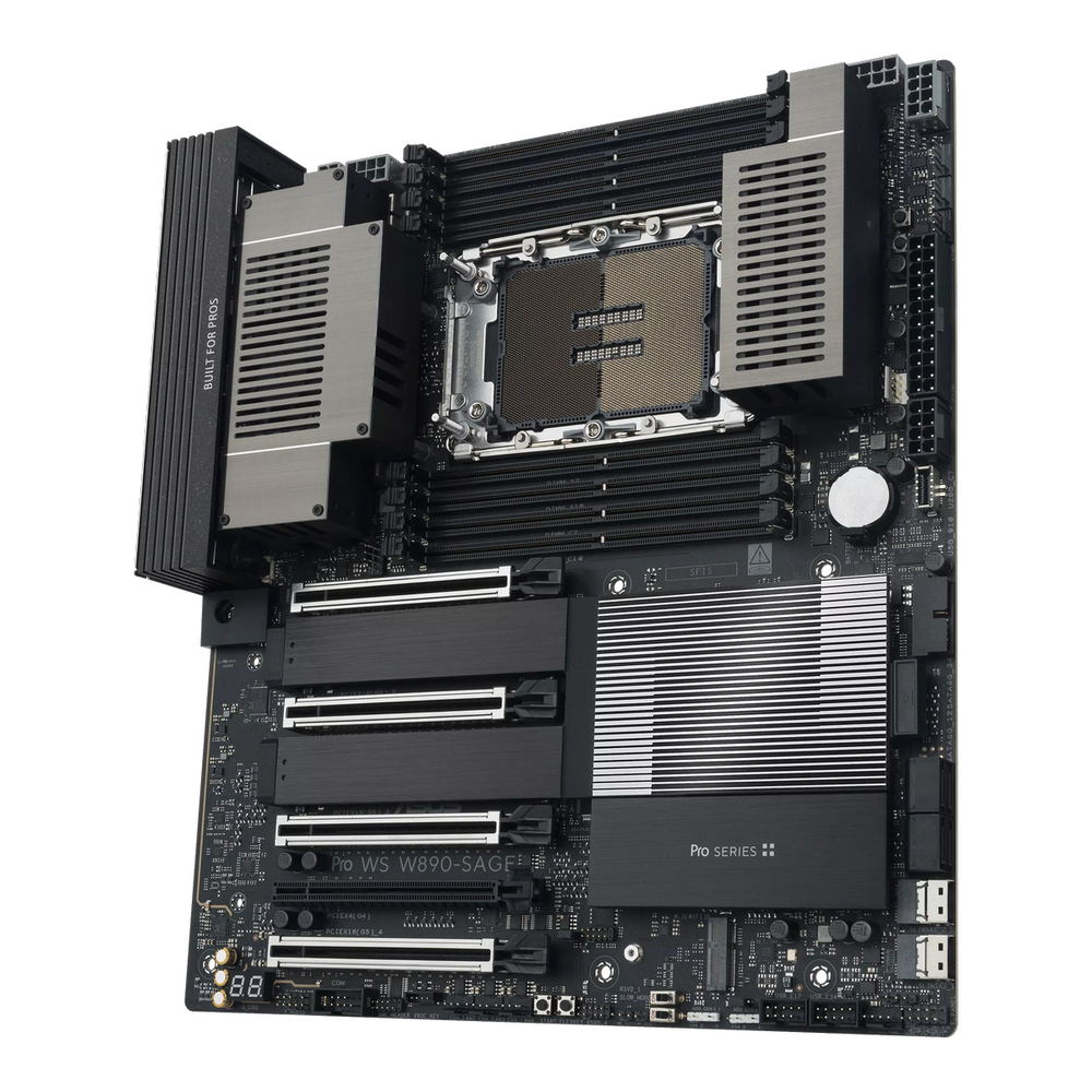 Материнская плата ASUS PRO WS W890-SAGE LGA4710 EEB 8xDDR5 7xPCIEx16 — изображение 4