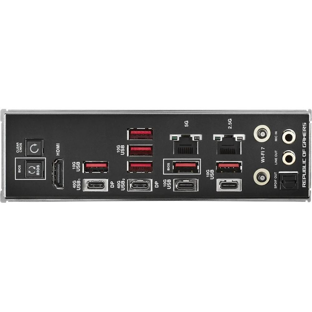 Материнская плата ASUS ROG CROSSHAIR X870E HERO AM5 ATX 4xDDR5 2xPCIEx16 5xM.2 4xUSB-C HDMI 2.5GLAN 5GLAN Wi-Fi 7 — изображение 14