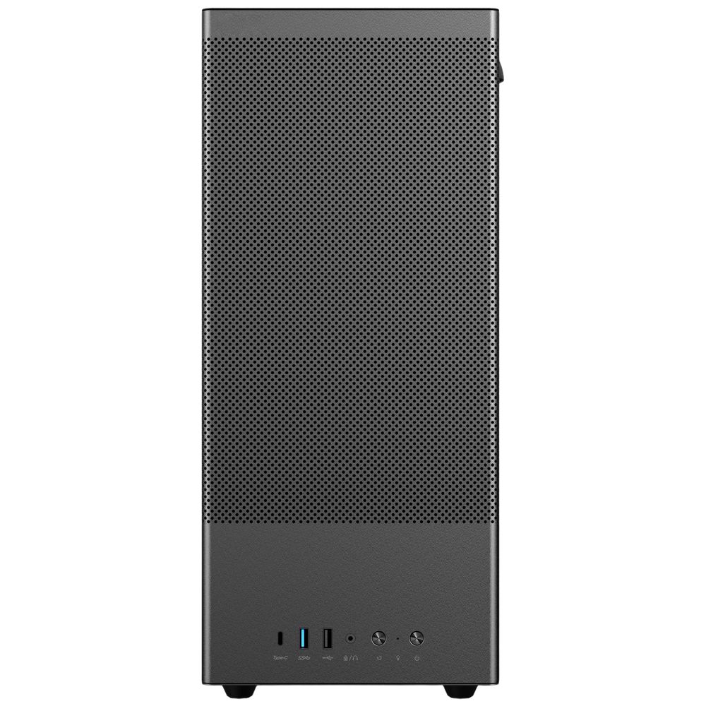 Корпус для ПК ACD Citadel 108B ATX, Type-C + 2XUSB ports + HD audio combo, Mesh, TG, Black. — изображение 5
