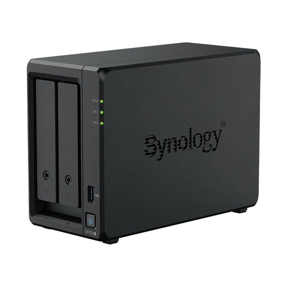 Платформа СХД Synology DS725+ 2 Bay 2xM.2 2.5GLAN 1GLAN 2GB (Max.32GB) DDR4 2xUSB — изображение 2