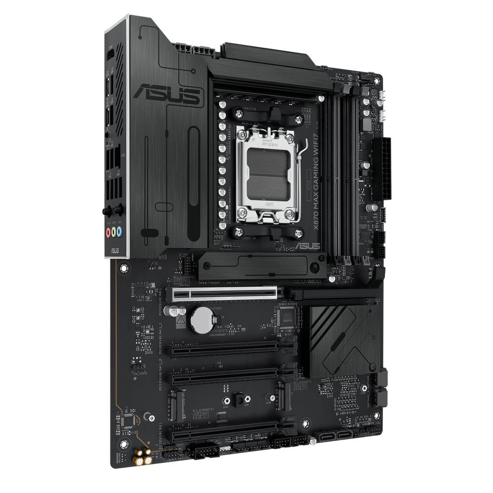 Материнская плата ASUS X870 MAX GAMING WIFI7 AM5 ATX 4xDDR5 4хPCIEx16 PCIEx1 4xM.2 2xUSB-C HDMI 2.5GLAN Wi-Fi 7 — изображение 6