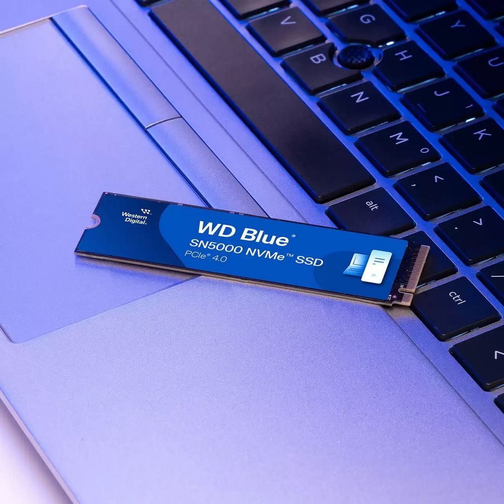 Твердотельный накопитель SSD Western Digital M.2 2280 2TB Blue WDS200T4B0E PCIe Gen4 x4, NVMe — изображение 3