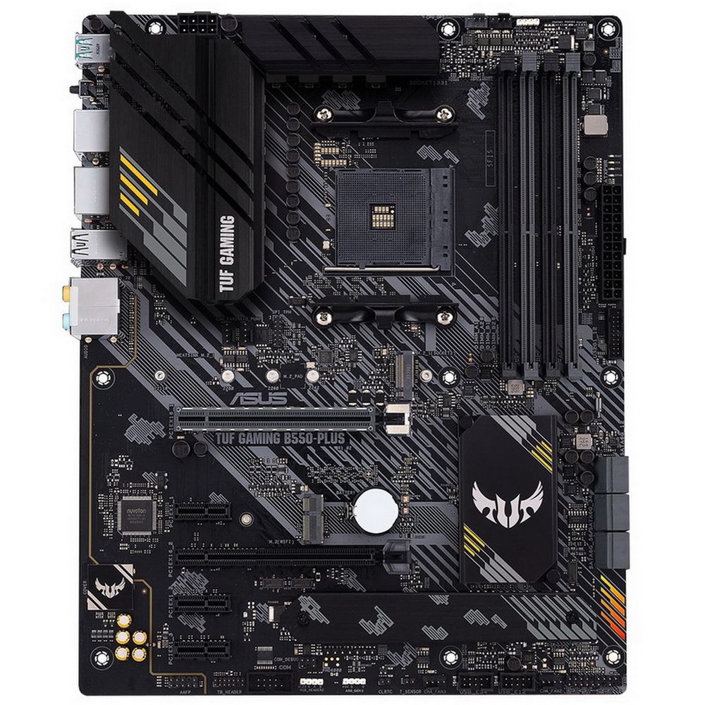 Материнская плата ASUS TUF GAMING B550-PLUS AM4 ATX 4хDDR4 2хPCIEx16 3хPCIEx1 2xM.2 USB-C DP HDMI 2.5GLAN {5} (749435) — изображение 4
