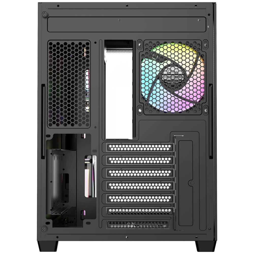 Корпус для ПК Ocypus Iota-C70-BKD400CD-GL Case Iota C70 BK Curve ARGB Digital ATX / win / black / — изображение 8