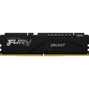 Модуль памяти Kingston 32GB DDR5 5600 DIMM FURY Beast Black Gaming Memory KF556C36BBE2-32 Non-ECC,  CL36