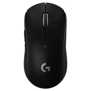 Мышь игровая Logitech PRO X Superlight Black черная, беспроводная Lightspeed, cенсор Hero 25K 100-25600dpi, 6 кнопок, облегченная 63гр, USB кабель 1,8м, под обе руки