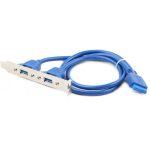 Кабель Gembird Планка CC-USB3-RECEPTACLE Gembird в сист блок 2xUSB 3.0/20pin мат.платы   (080750)