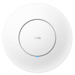 Точка доступа Wi-Fi CUDY AX3000 Wi-Fi 6 2 5G Access Point AX3000 Dual Band Ceiling Mount Wi-Fi 6 Access Point, Chipset MT7981, 802.11ax/ac/a/b/g/n, 2402Mbps at 5GHz + 574Mbps at 2.4GHz, 1 x 2.5G RJ45 Port, MU-MIMO, Support 12V DC or  802.3at PoE or Passive PoE, Internal Antennas, 48V passive PoE adapter included,