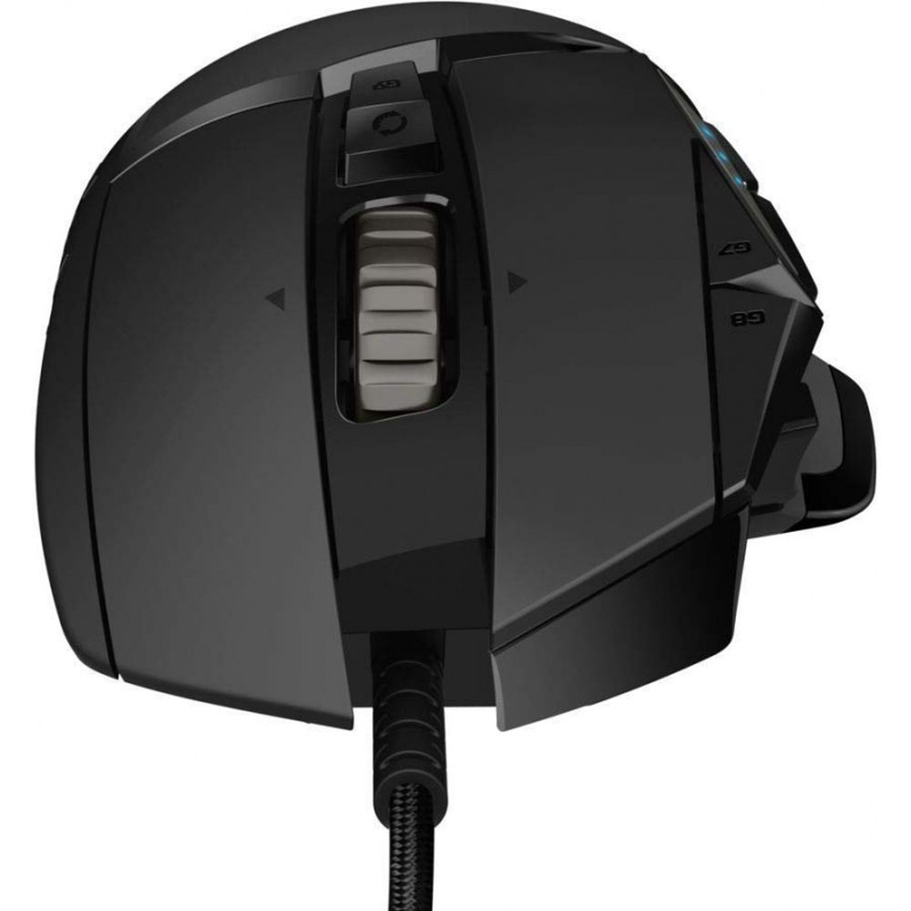 Мышь игровая Logitech Bad Pack G502 Hero16K черная, оптическая (Hero25K) , 100-25600dpi, 1мс, USB 2.1м, 11 кнопок (2 механика), RGB подсветка, утяжелители, под правую руку — изображение 6