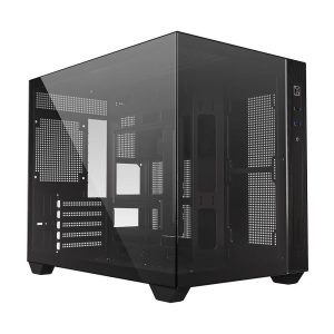 Корпус Case ID-Cooling VIEW 500 Black mATX/ win TG/no fan/ Gen2 Type C/ CPU 162mm/ GPU 407mm/ no PSU