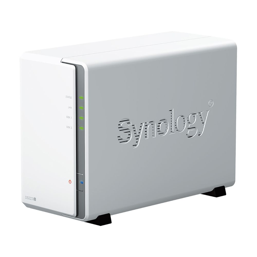 Платформа СХД Synology DS223J 2 Bay GLAN 1GB DDR4 2xUSB — изображение 3