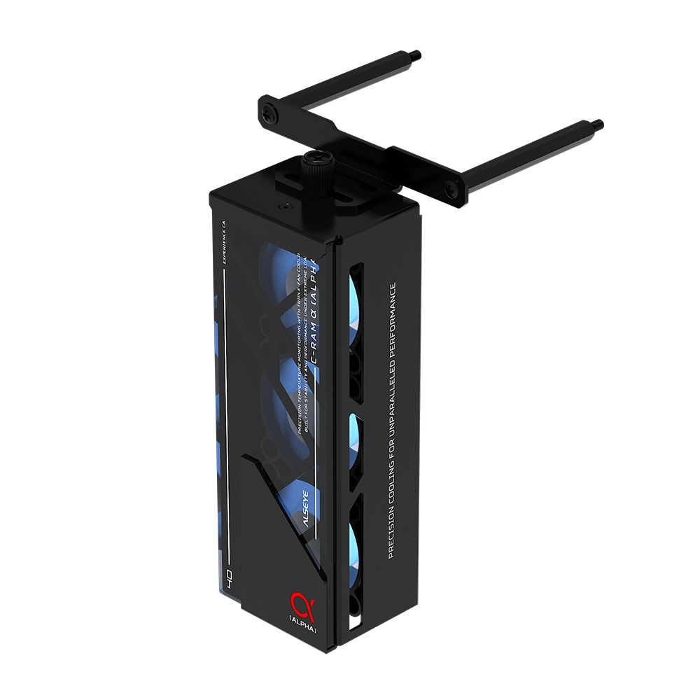 Вентилятор для процессора ALSEYE AS.03.08.0001 (C-RAM-Alpha-B) Product Size: 145.9 * 82 * 38.3mm Number of fans: 3 Size: 40 * 40 * 20mm Material: 1mm SPCC thick sheet metal Surface treatment: Powder coated black on the surface Box: Black Leaf: Milk white Luminous effect: internally emitting ARGB Speed: 1000-3500RPM Ou — изображение 7
