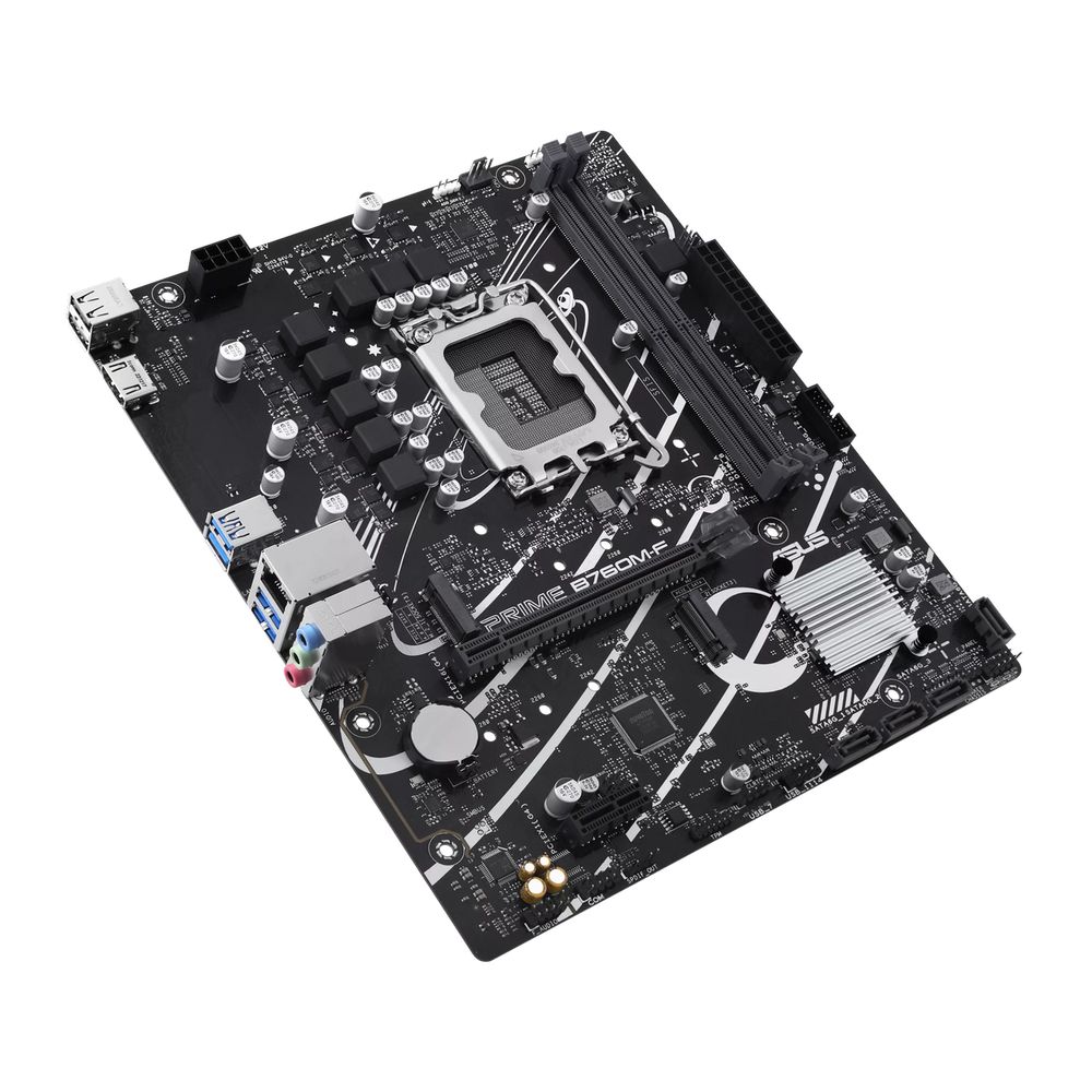 Материнская плата ASUS PRIME B760M-F LGA1700 mATX 2xDDR5 PCIEx16 PCIEx1 2xM.2 HDMI GLAN — изображение 6