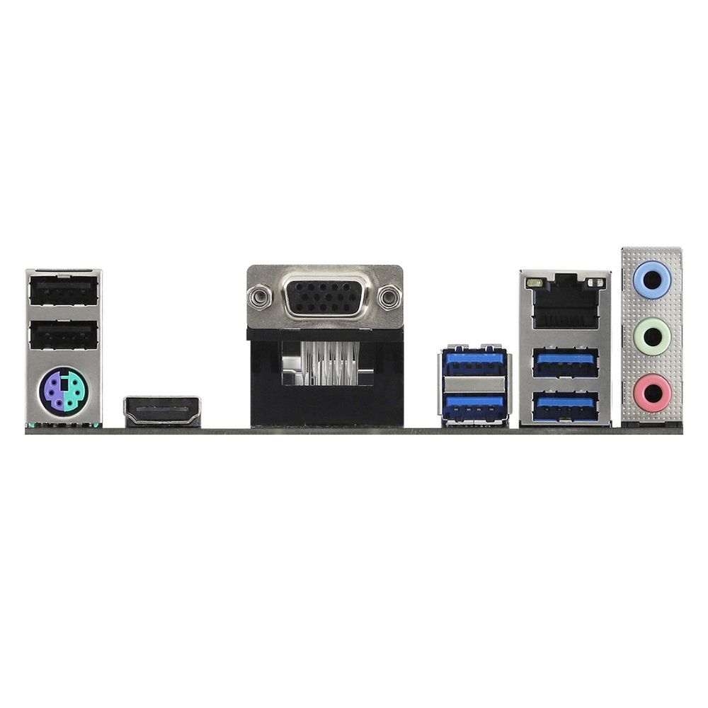Материнская плата ASRock A520M-HVS, Socket AM4, AMD A520, 2xDDR4-3200, D-SUB+HDMI, 1xPCI-Ex16, 1xPCI-Ex1, 4xSATA3(RAID 0/1/10), 1xM.2, 8 Ch Audio, GLan, (2+4)xUSB2.0, (4+2)xUSB3.2, 1xPS/2, mATX, RTL {20} — изображение 5